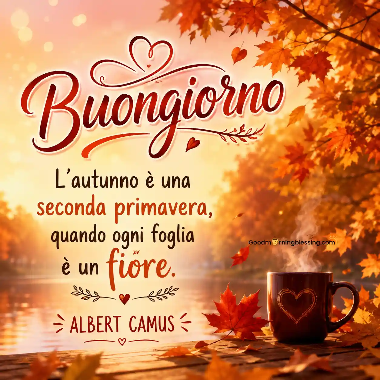 Buongiorno Autunno Frase Albert Camus