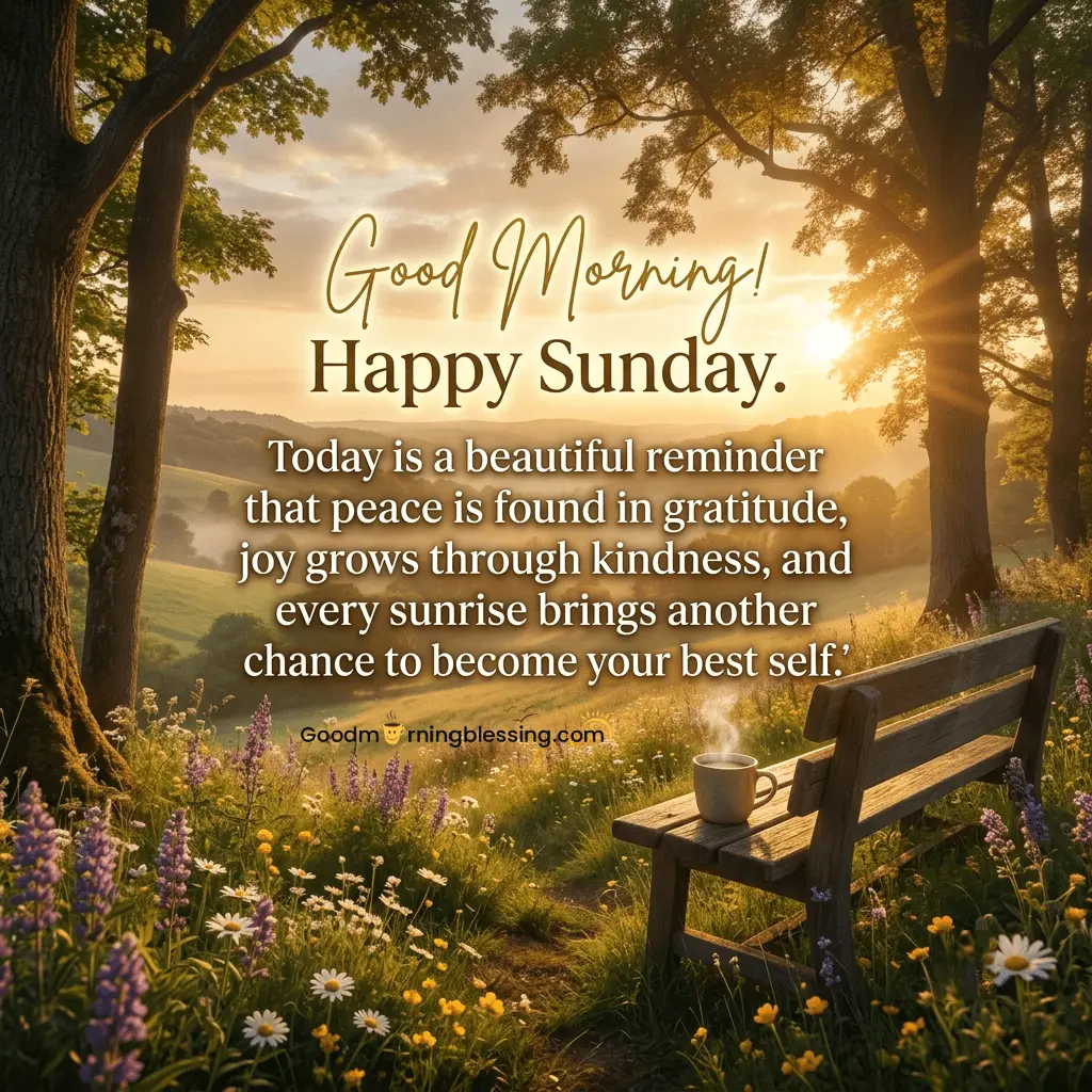 Good Morning Happy Sunday Images