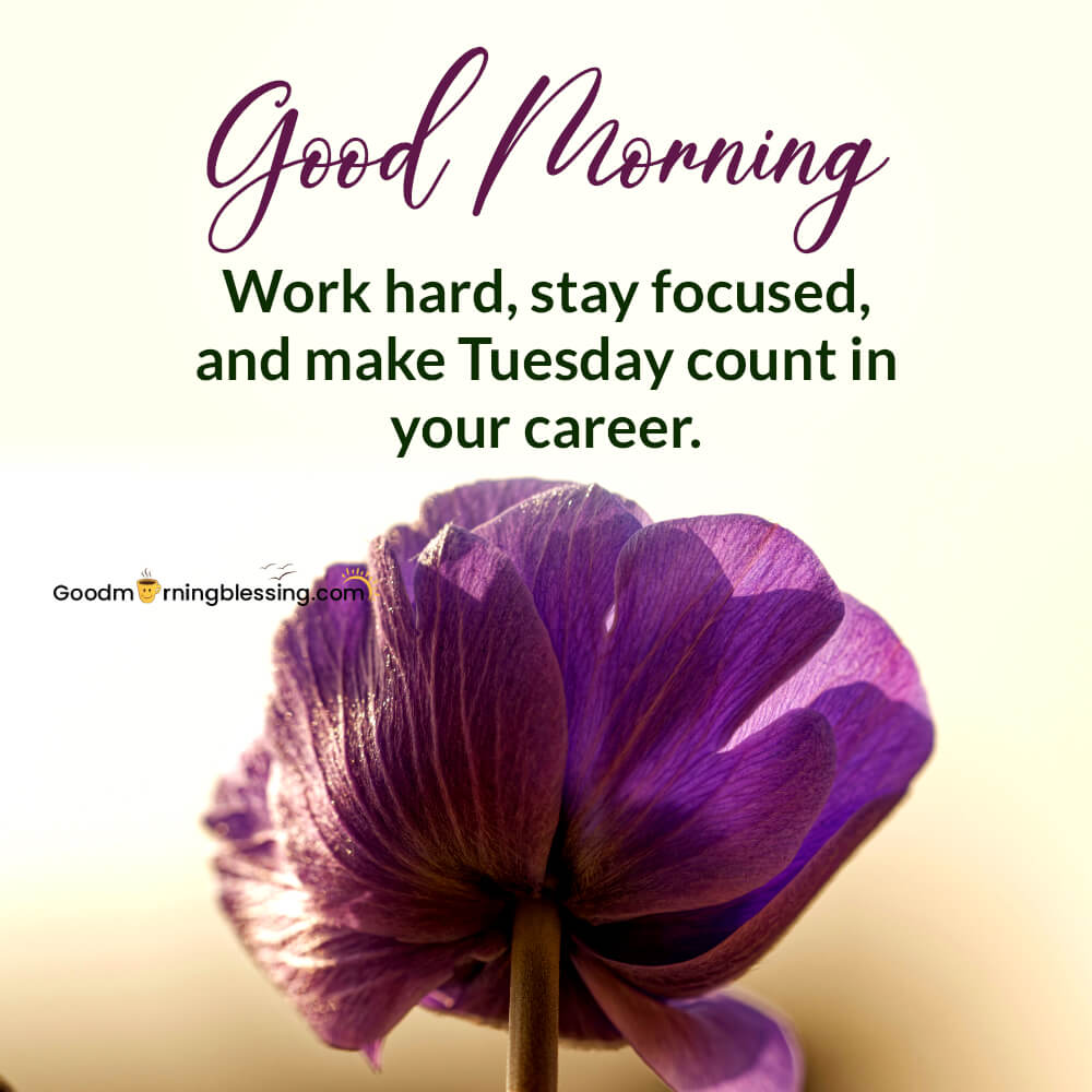 Good Morning Happy Tuesday Motivational Quotes For Work​