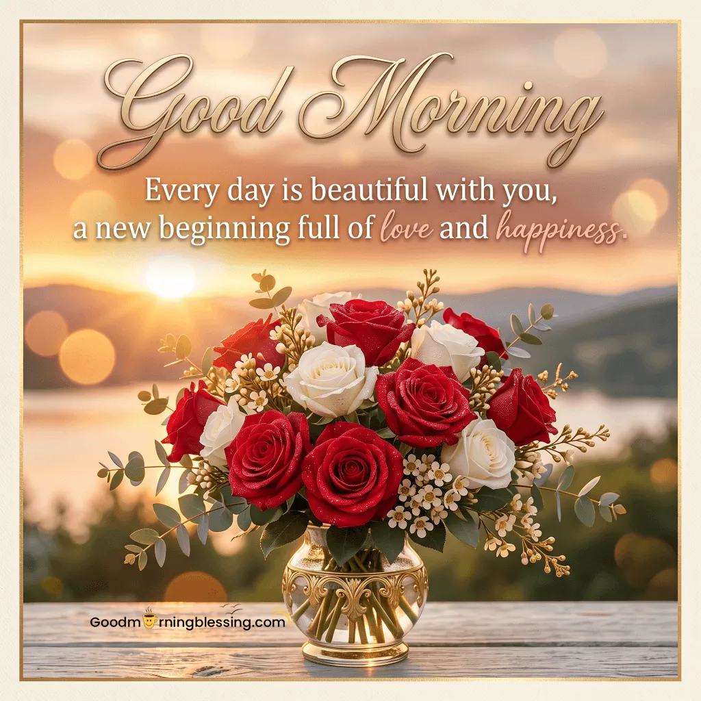 Good Morning Image Love Rose