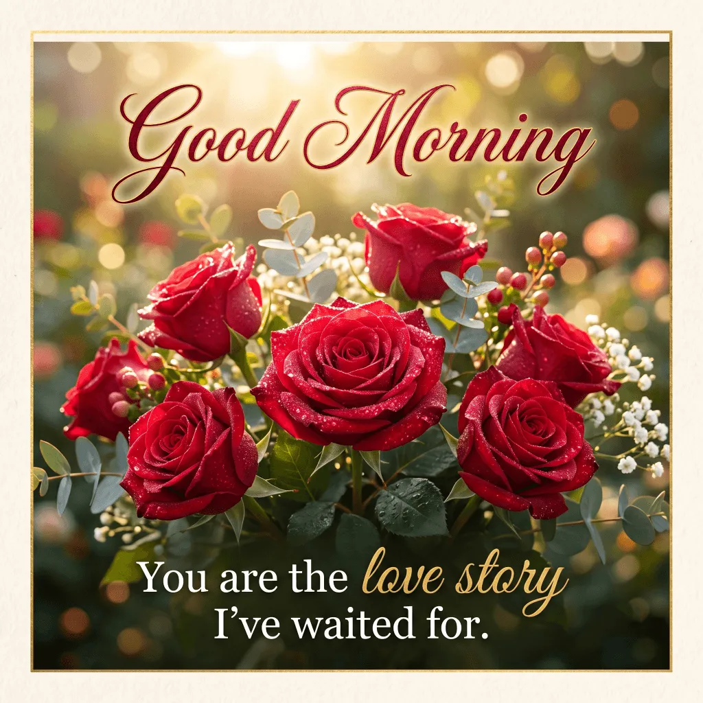 Good Morning Image With Rose