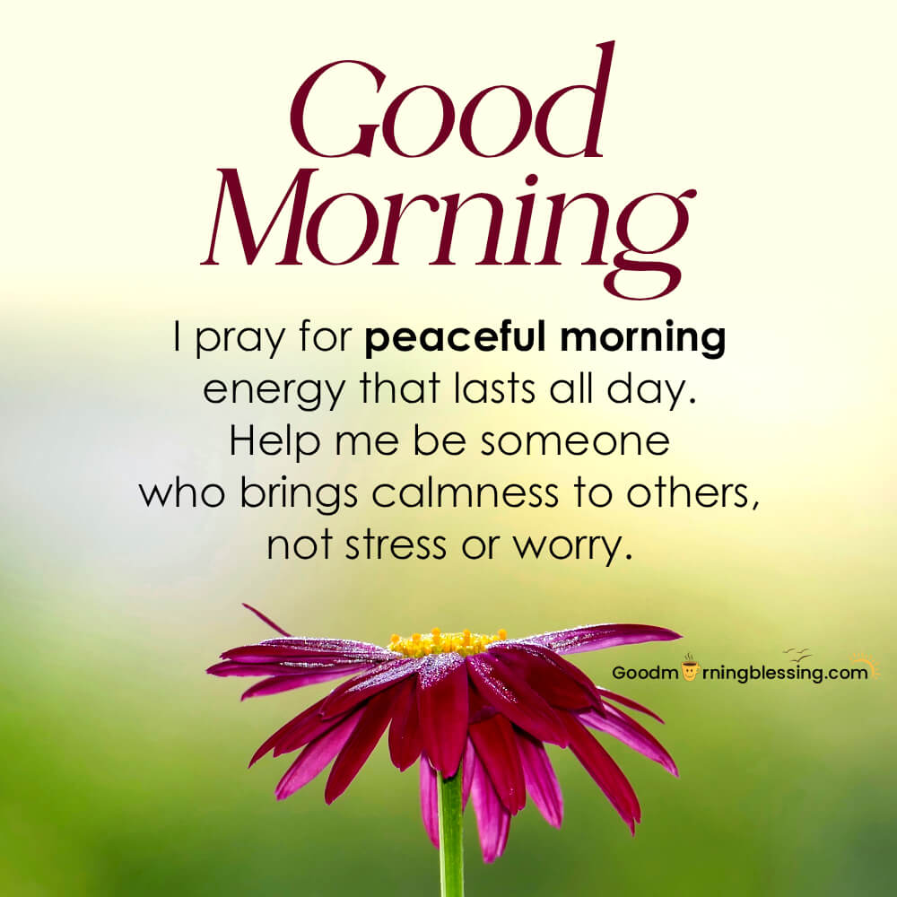 Good Morning Tuesday Prayer