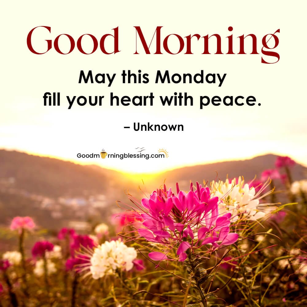 Monday Blessings Quotes And Images​