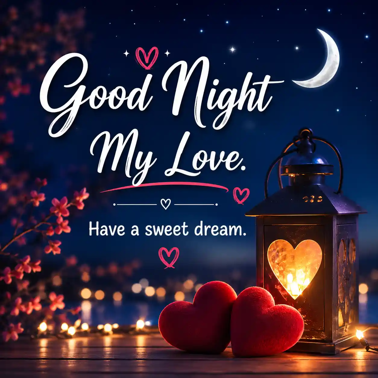 Romantic Good Night Love Images With Quotes