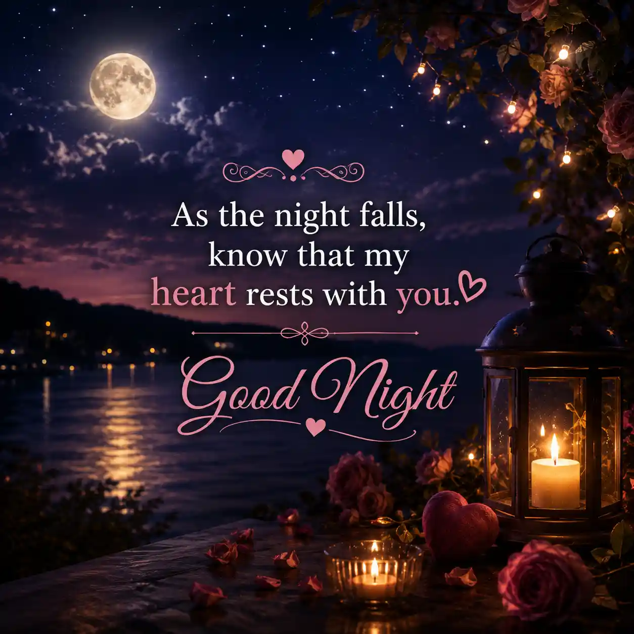 Romantic Good Night Love Images