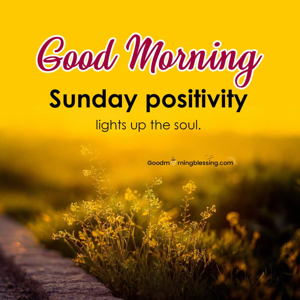 Sunday Positivity Pictures