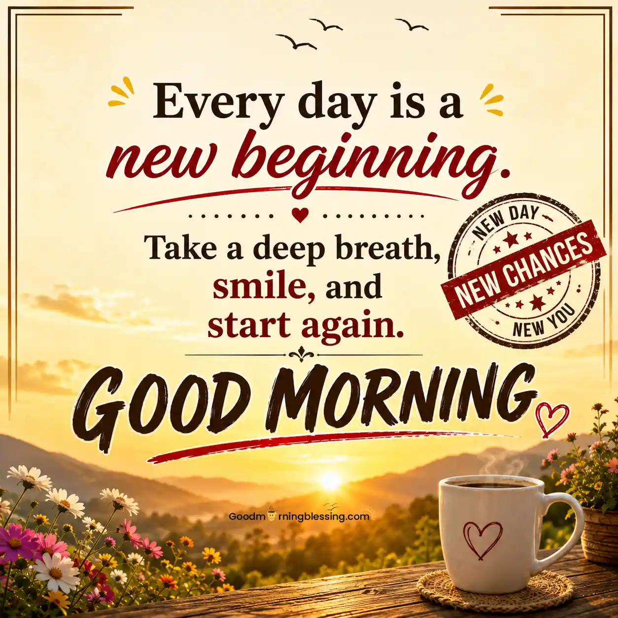 Fresh & Positive Good Morning Wishes