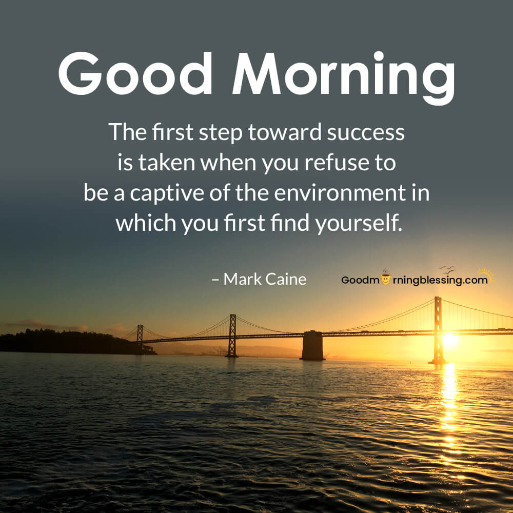 Good Morning Wishes Positive Quotes For Success​ Wallpaper