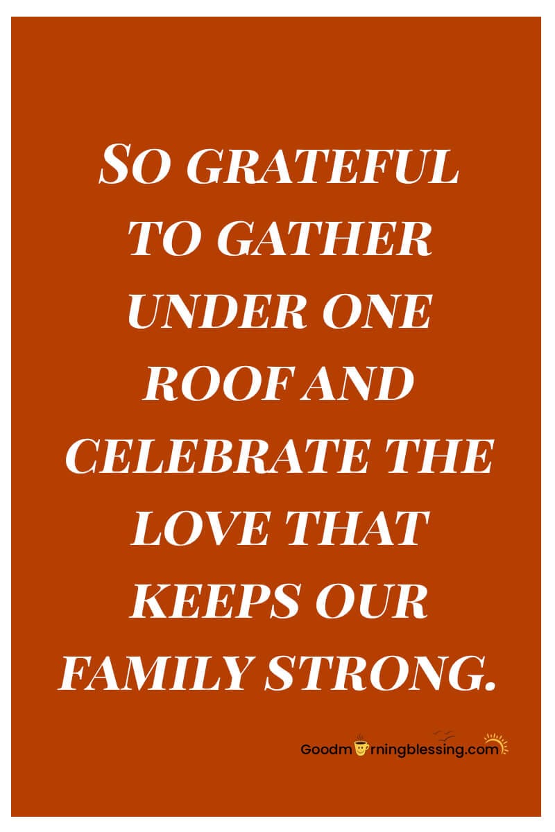 Blessing Family Gathering Quote