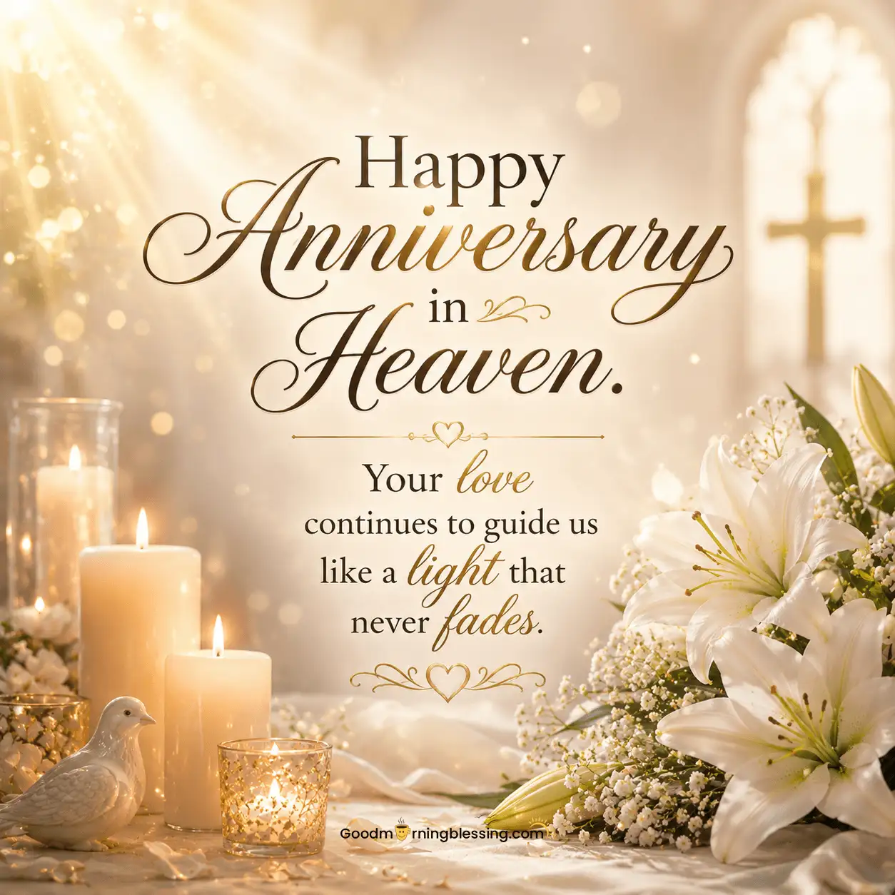 Widow Deceased Husband Happy Anniversary In Heaven