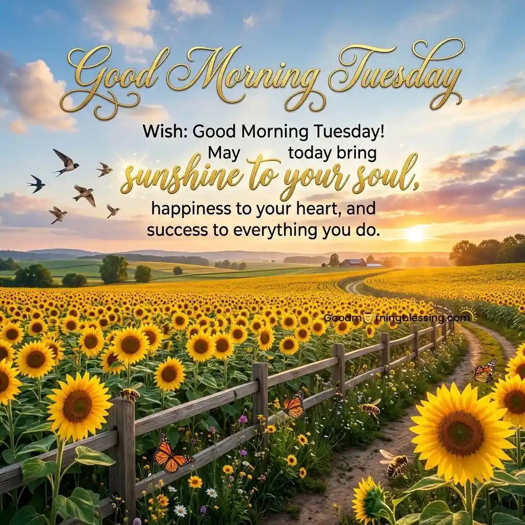 Good Morning Tuesday Wishes