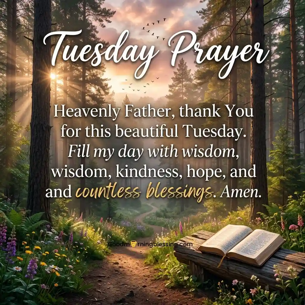 Good Morning Tuesday Prayer Quotes And Images