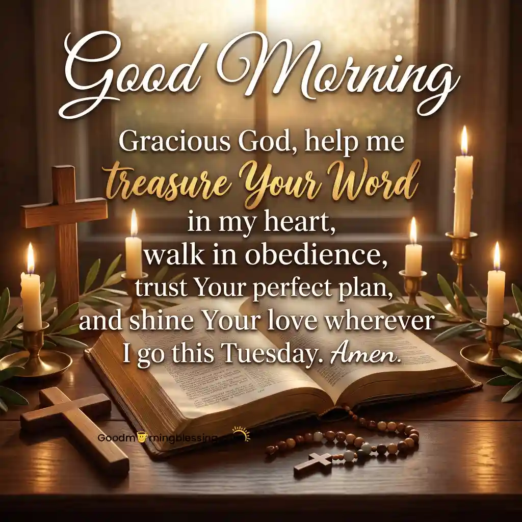 Good Morning Tuesday Prayer Quotes Bible Verse