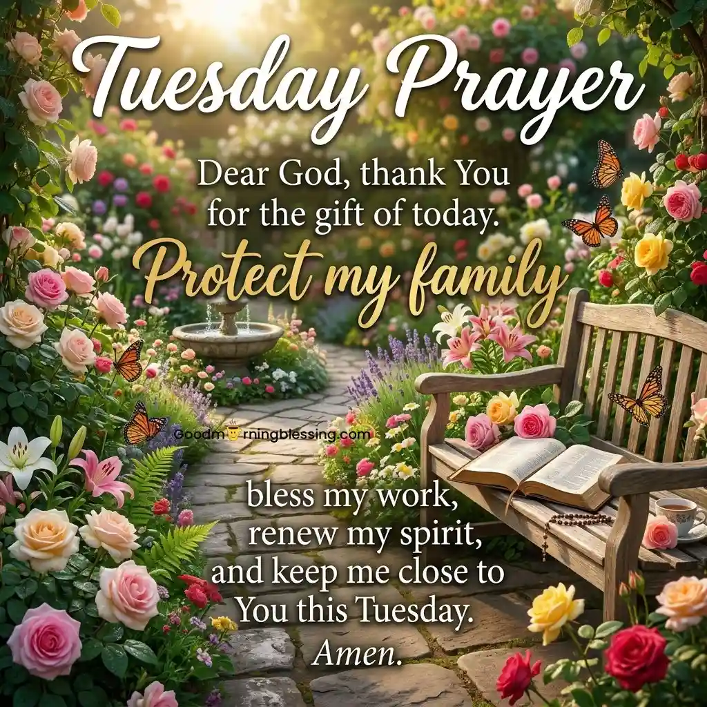 Powerful Tuesday Morning Prayer