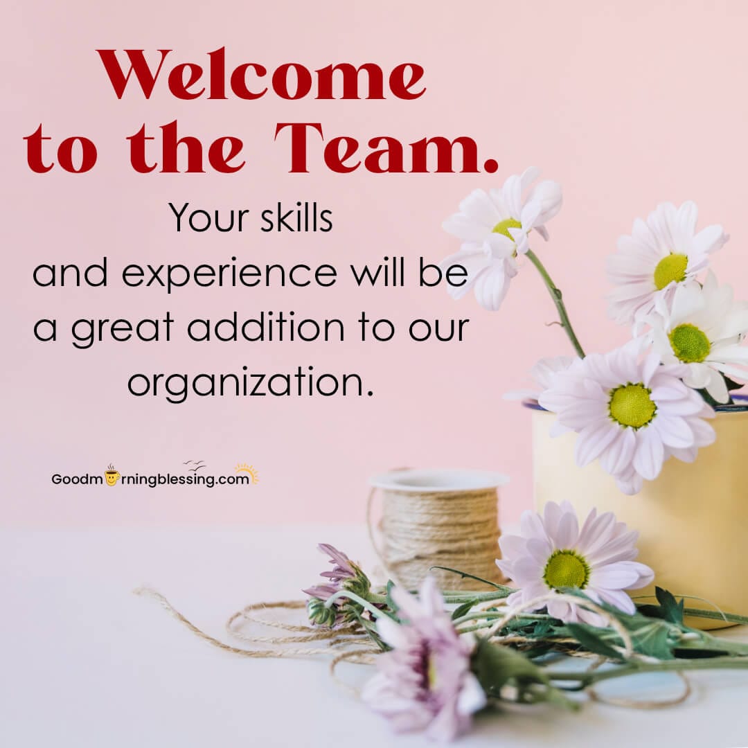 Welcome Message For New Employee