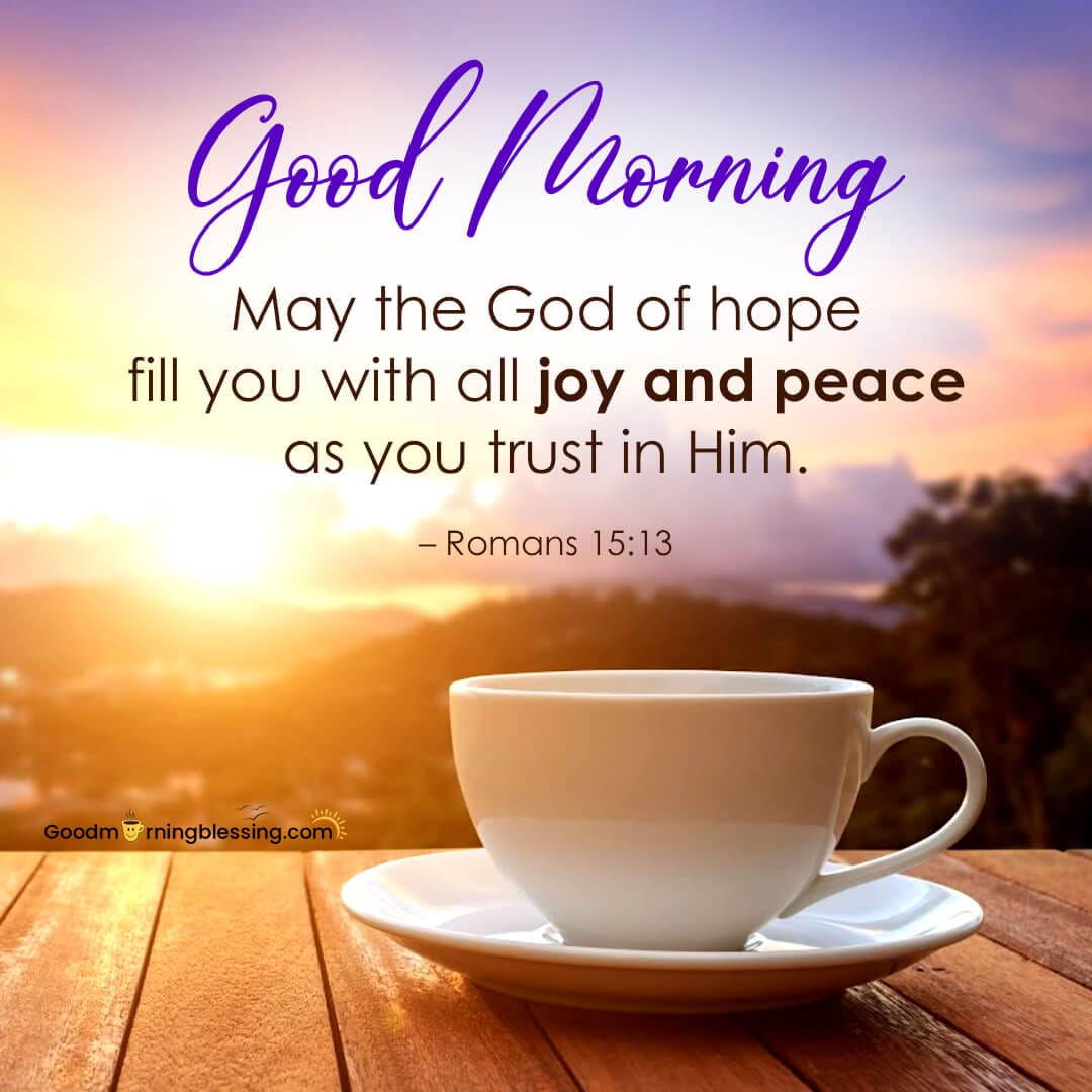 Blessing Good Morning Bible Verses
