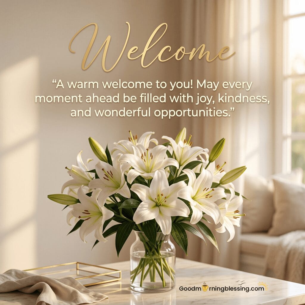 Latest Welcome Messages