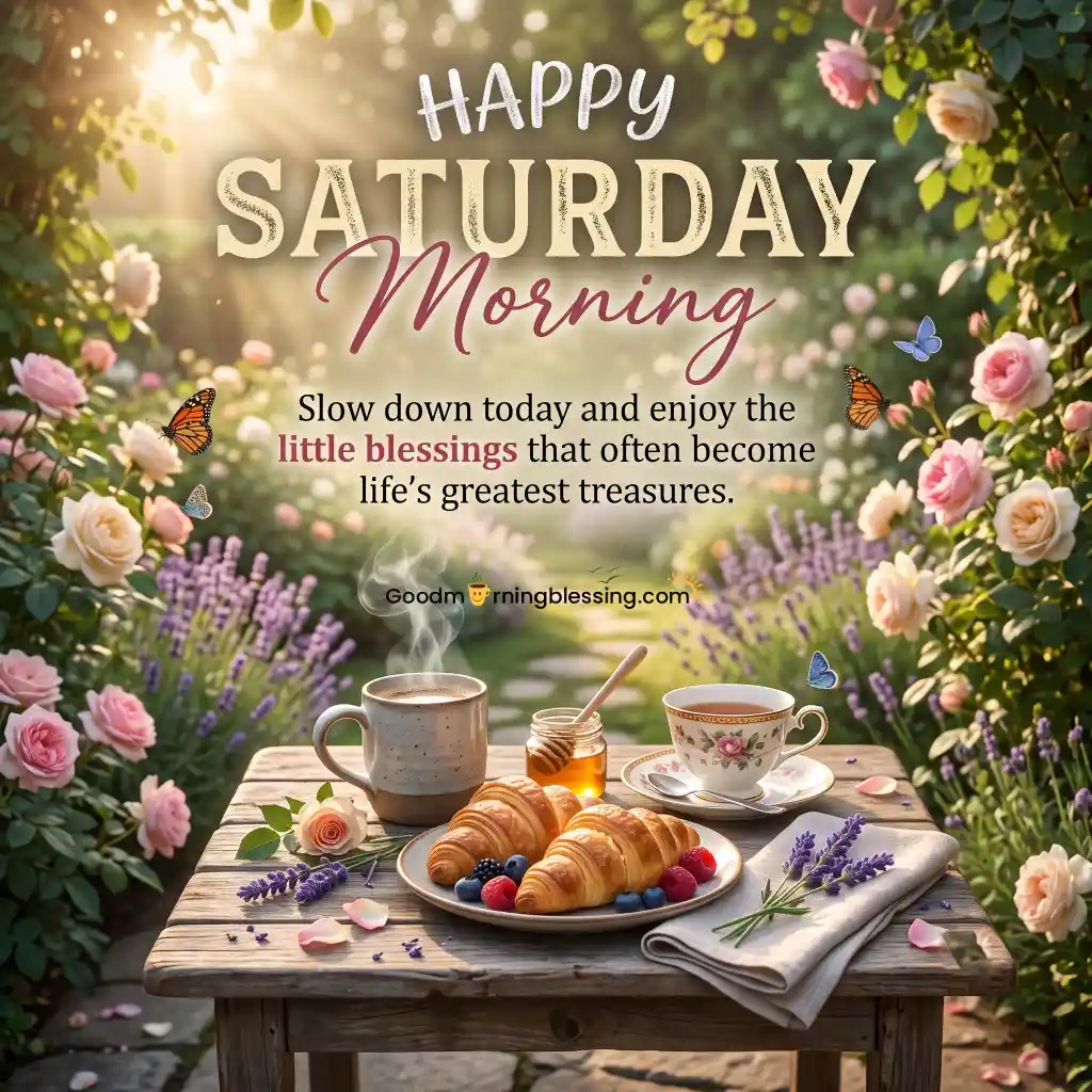 Good Morning Happy Saturday Blessings