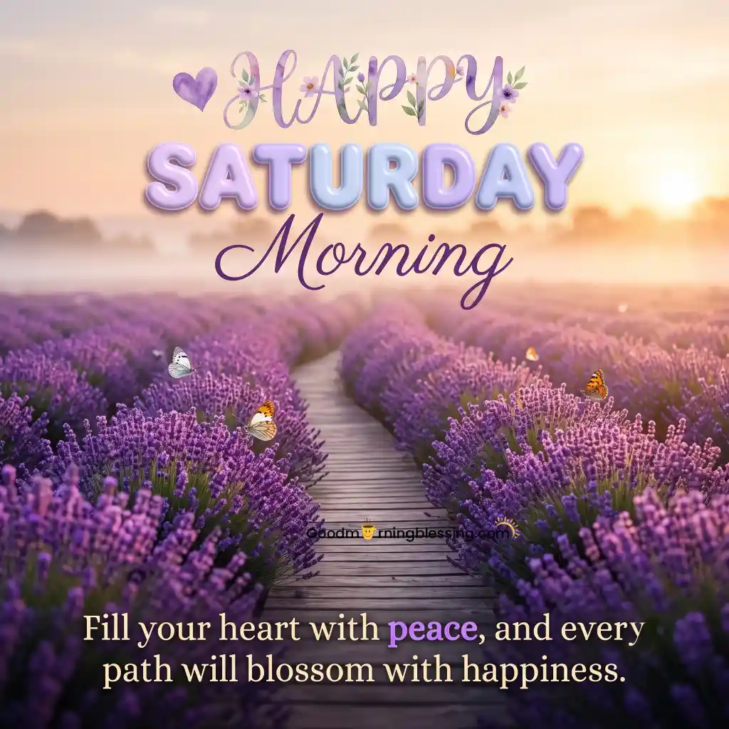 Good Morning Happy Saturday God Bless You Images