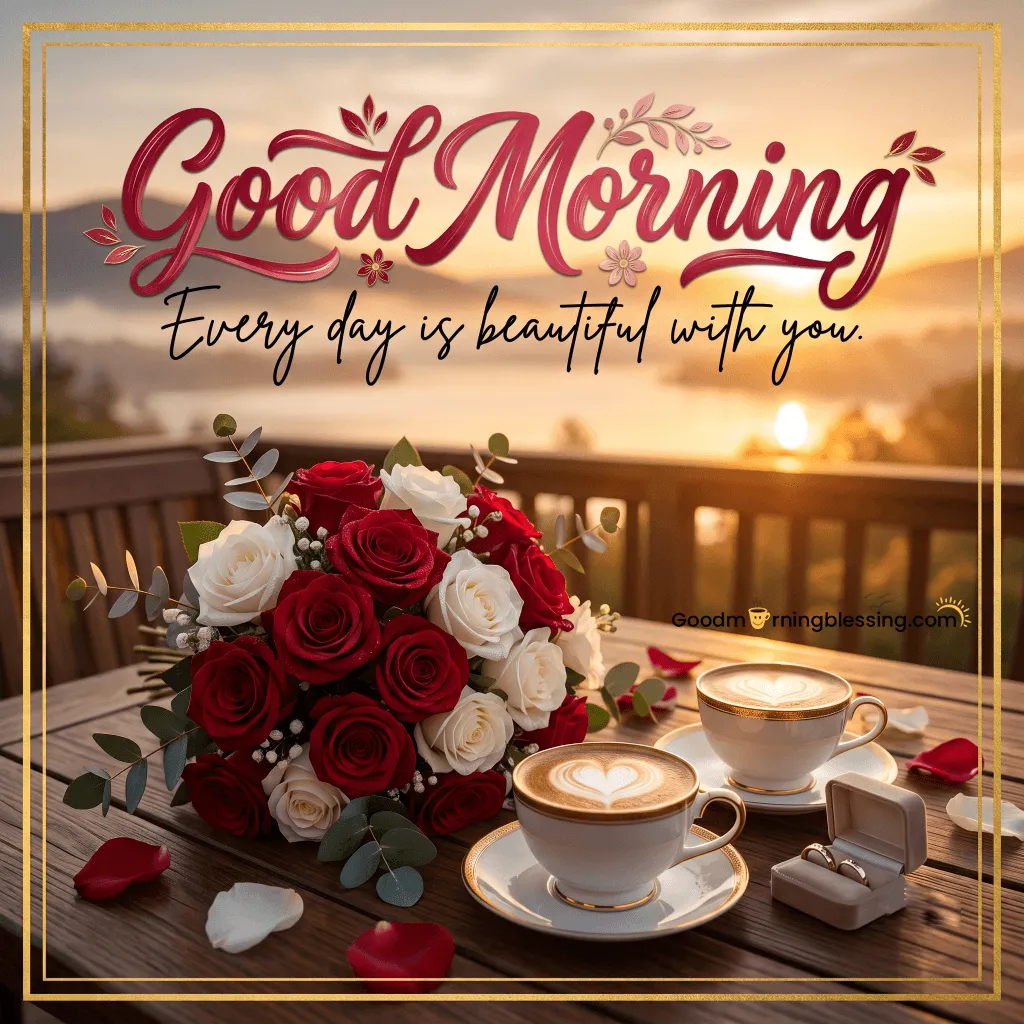 Heart Romantic Good Morning Rose Images