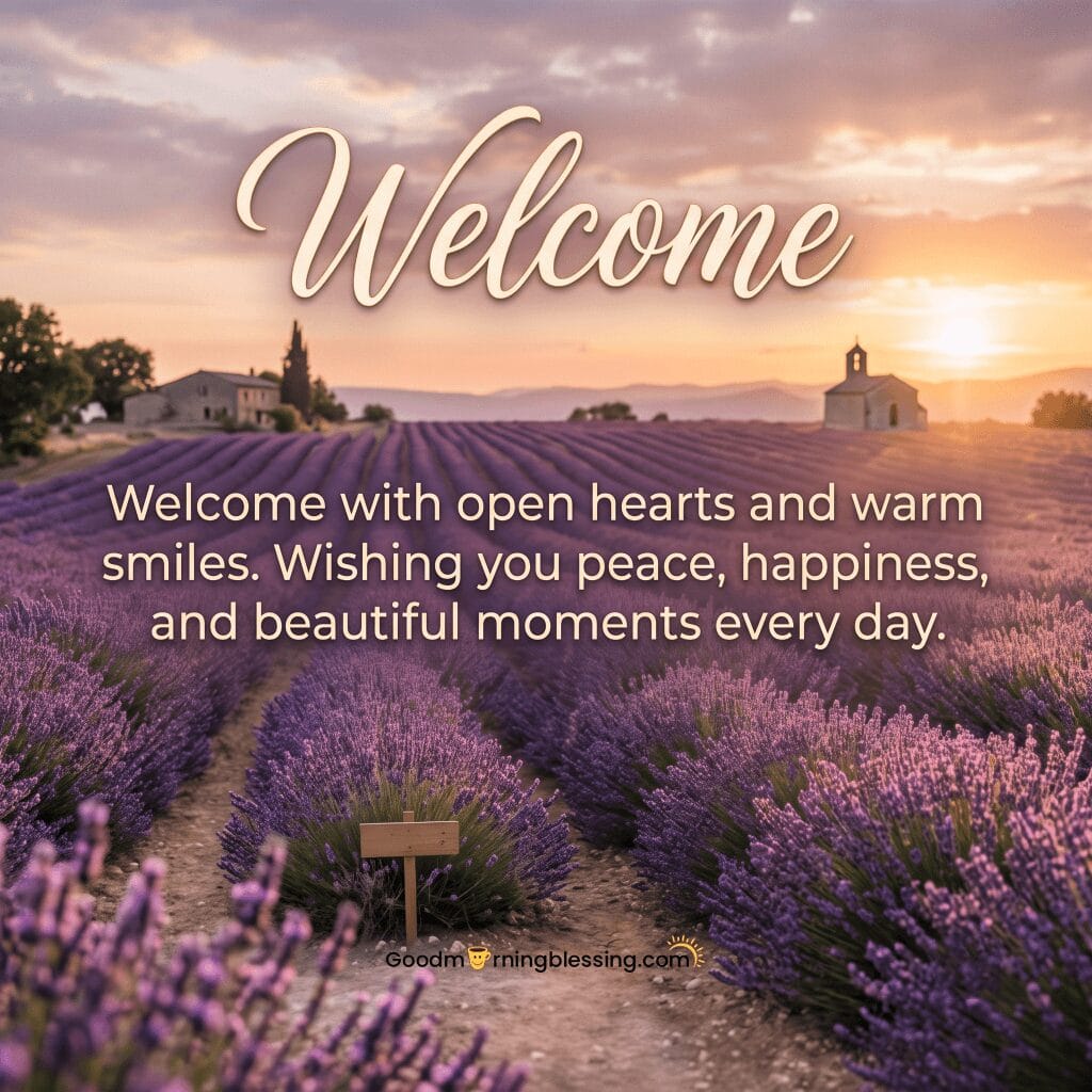 Warm Welcome Message