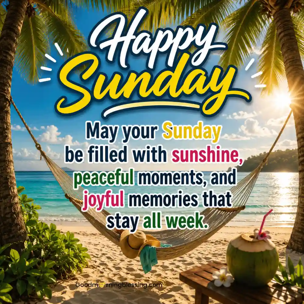 Beautiful Happy Sunday Images
