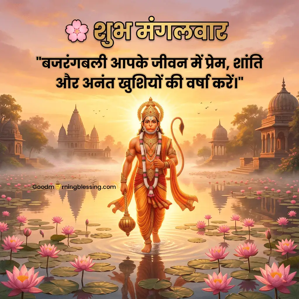 Hanuman Ji Shubh Mangalwar Whatsapp Status Photo
