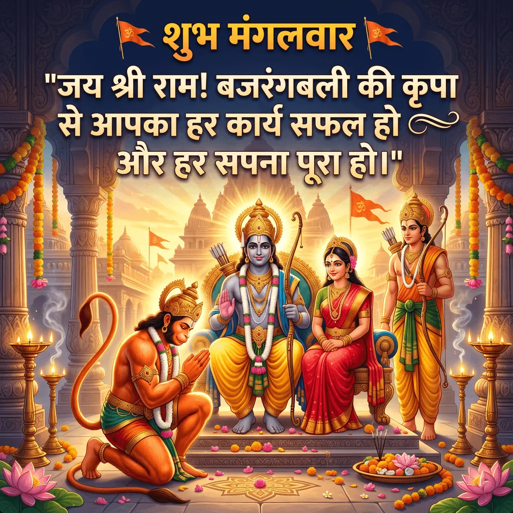 Shubh Mangalwar Hanuman Ji Status Photo