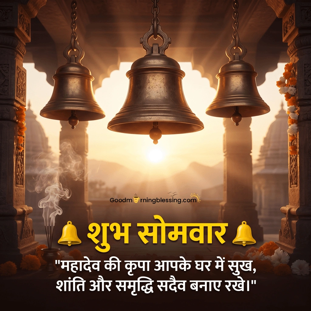 Somwar Shivji Good Morning Wishing Hindi Pic
