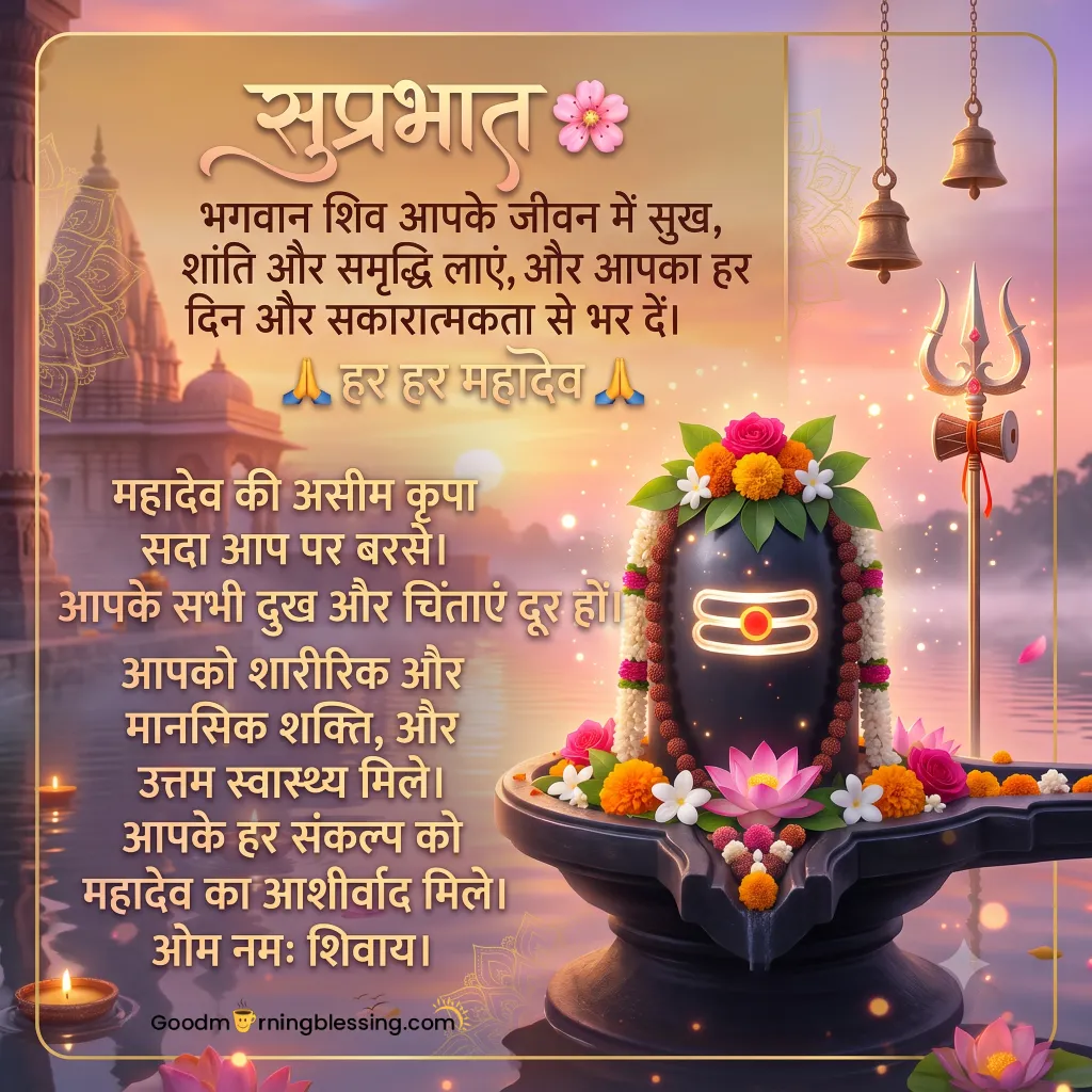 Blessing Good Morning Lord Shiva