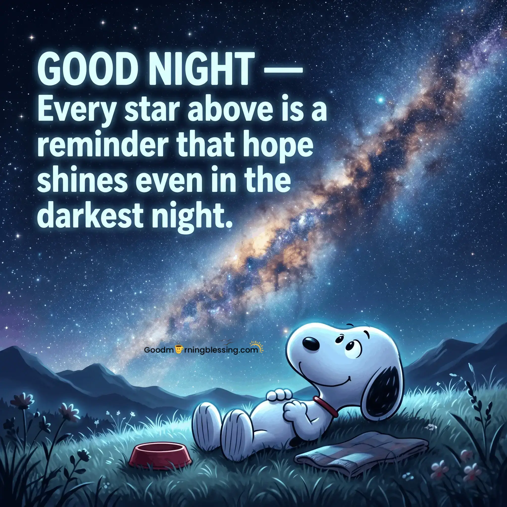 Snoopy Good Night Blessings