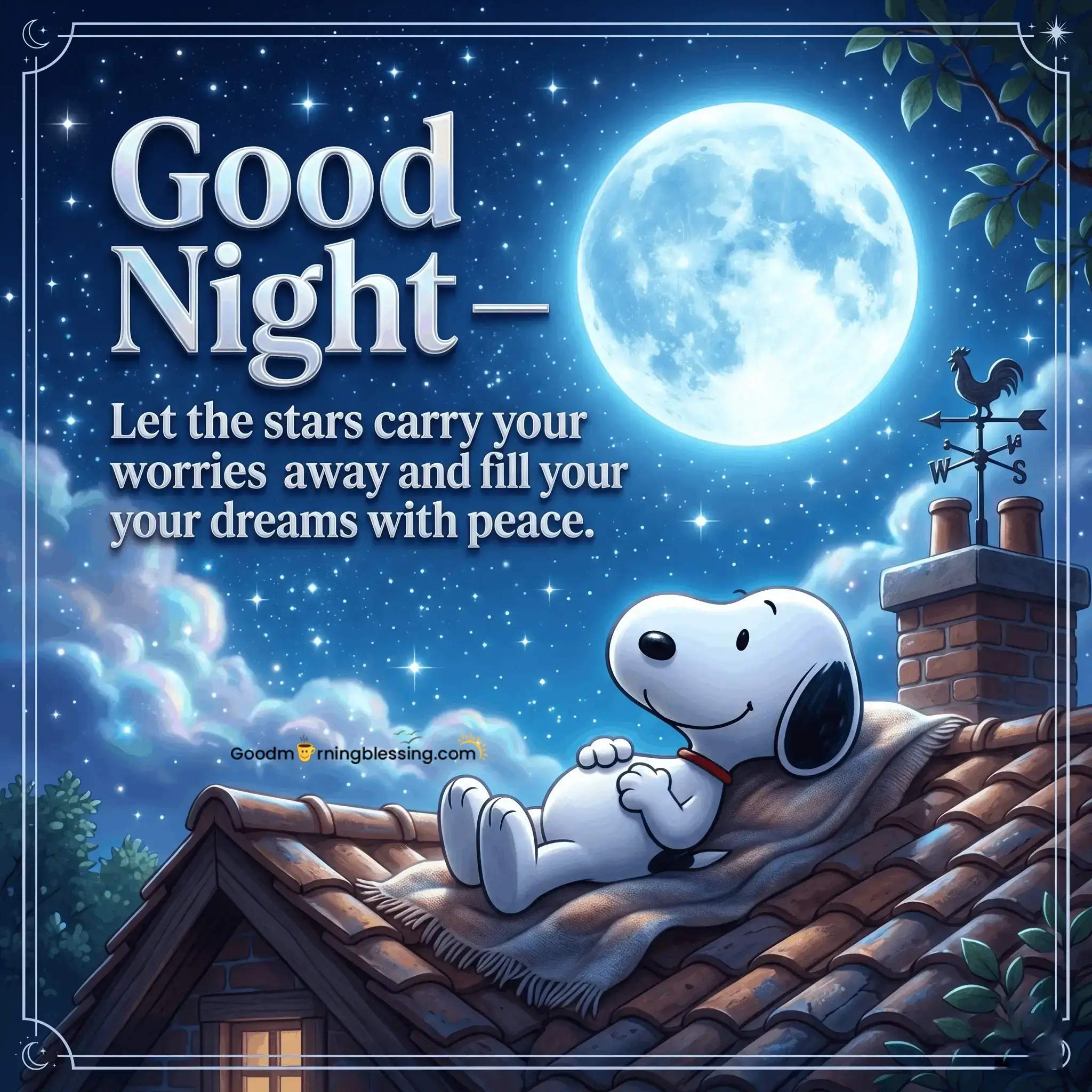 Snoopy Good Night I Love You