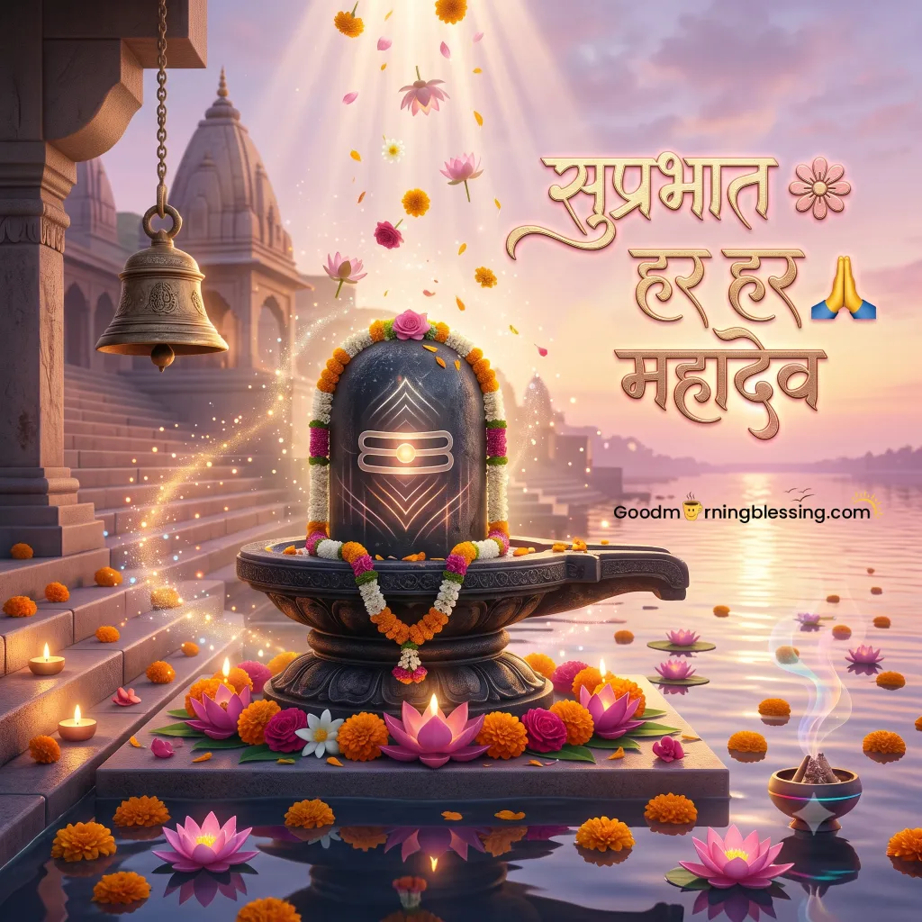 Today Good Morning Monday Lord Shiva