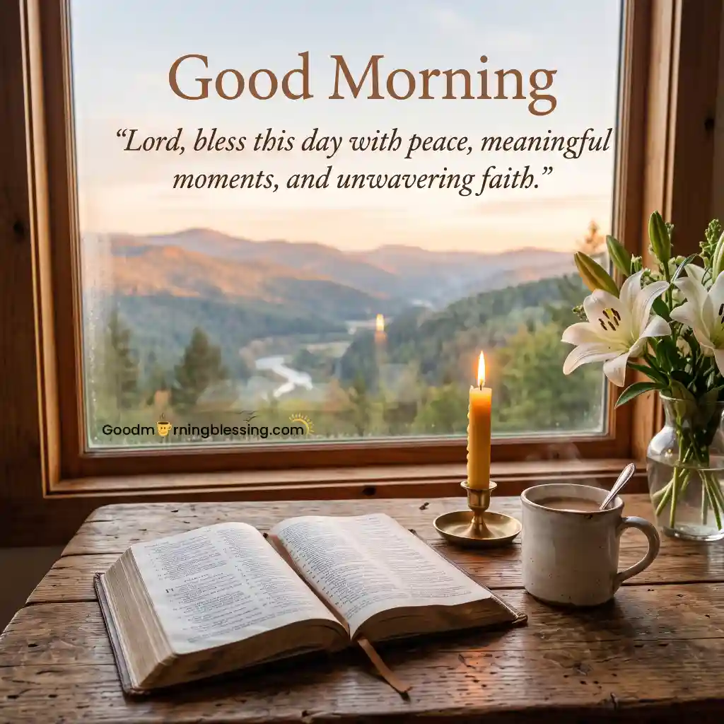 Christian Morning Prayer Image