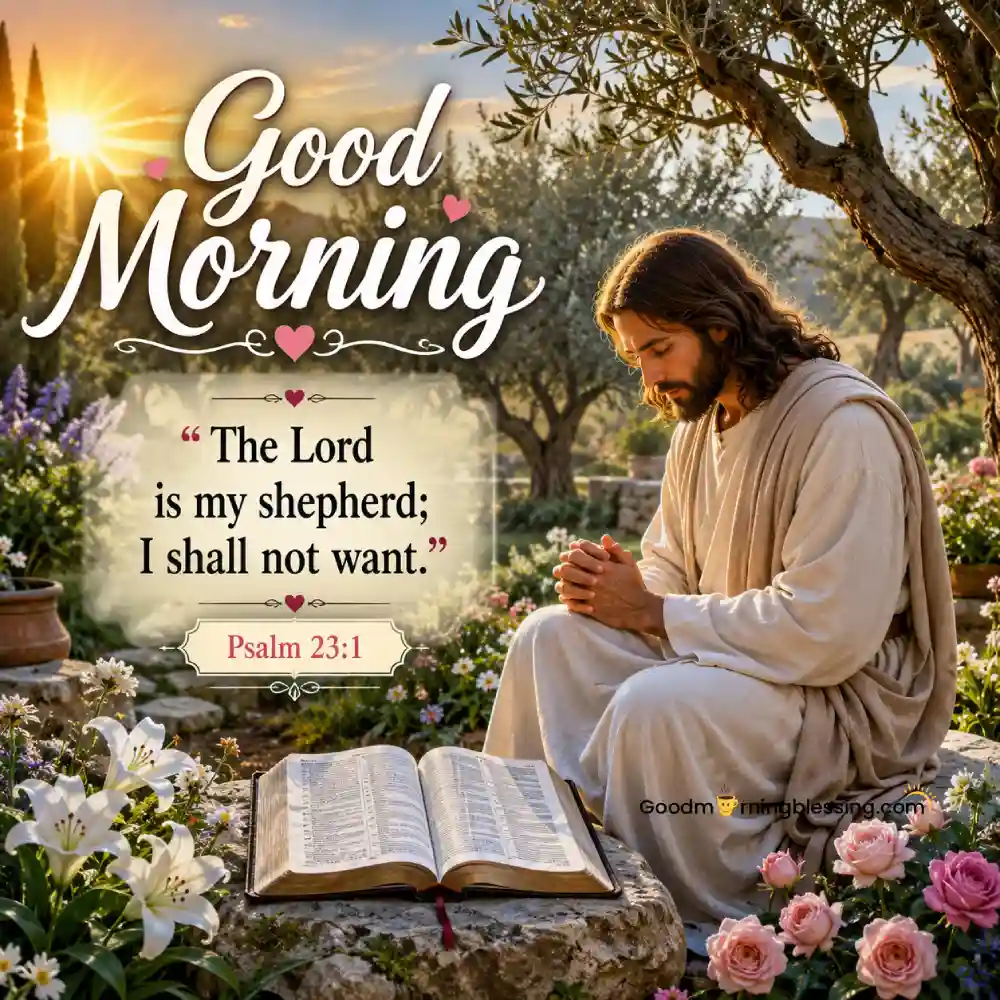 Good Morning Jesus Bible Verse