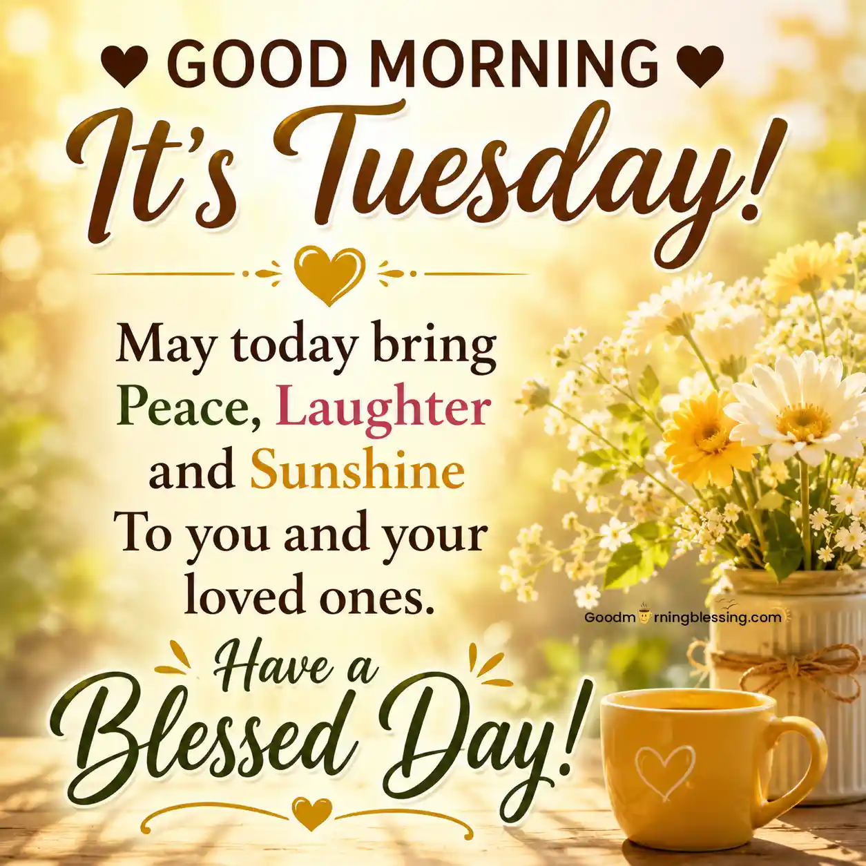 Inspiration Positive Good Morning Tuesday
