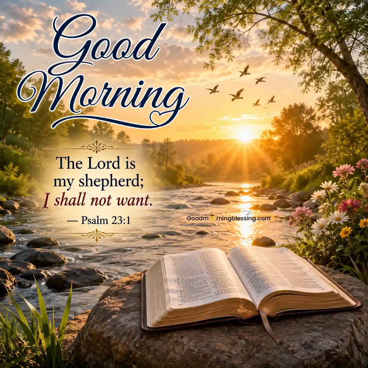 Psalm Good Morning Bible Verses
