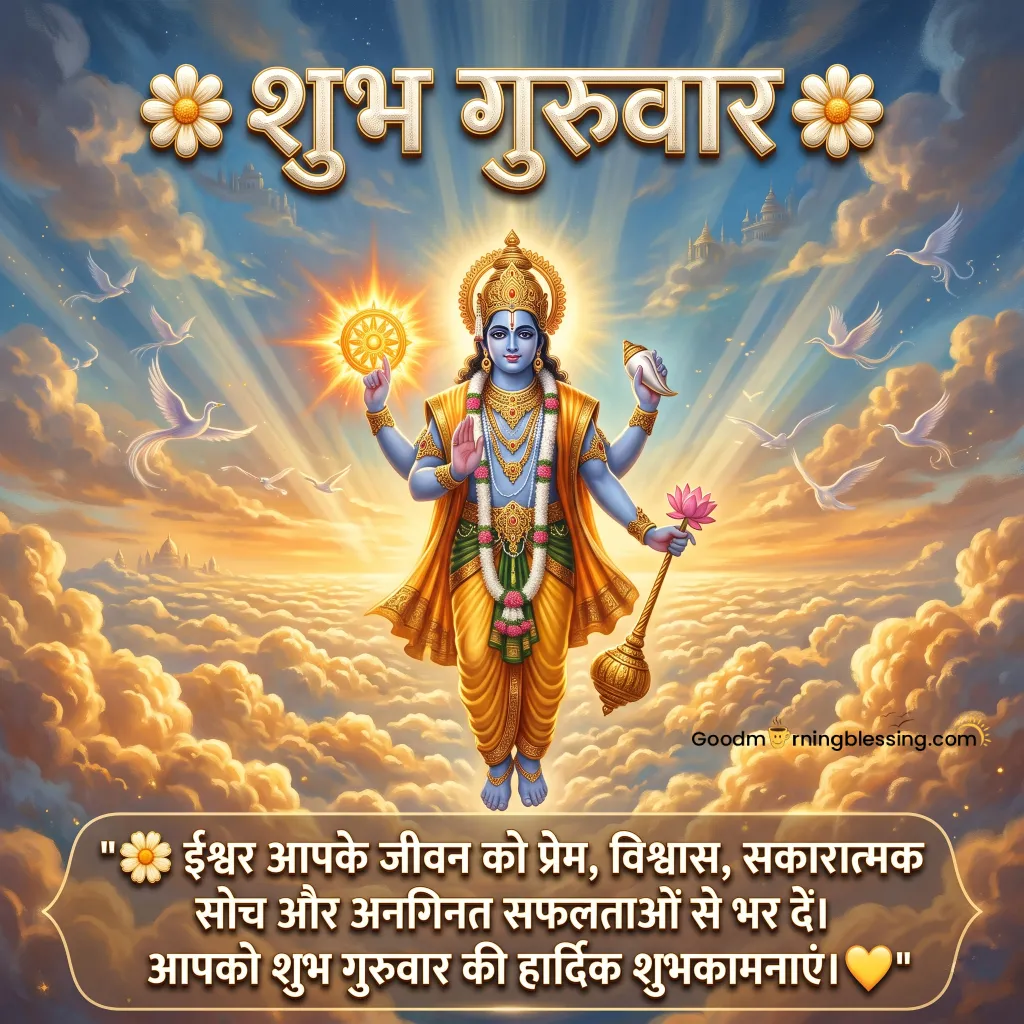 Shubh Guruwar Vishnu Ji Message Photo