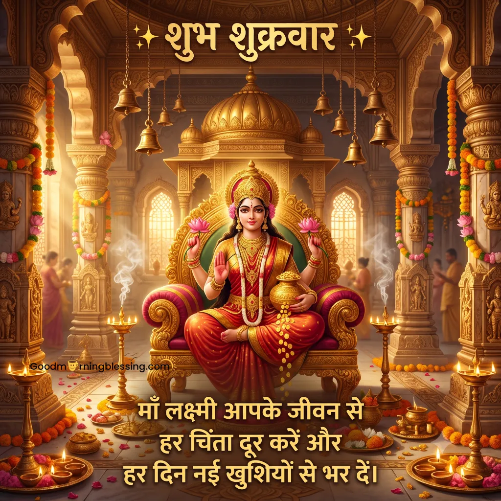 Shubh Shukrawar Morning Saraswati Mata Photo