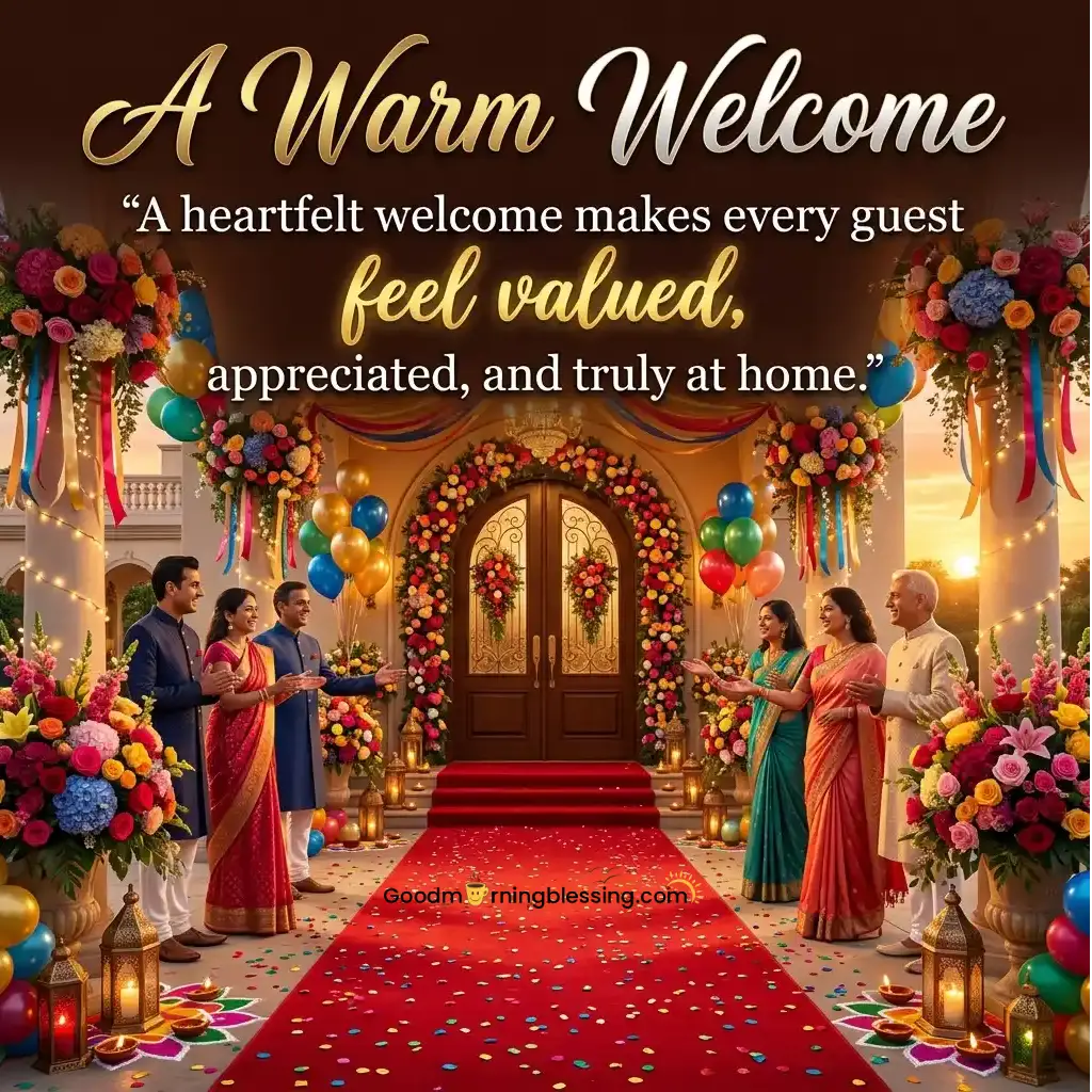 Warm Welcome Message For Guest