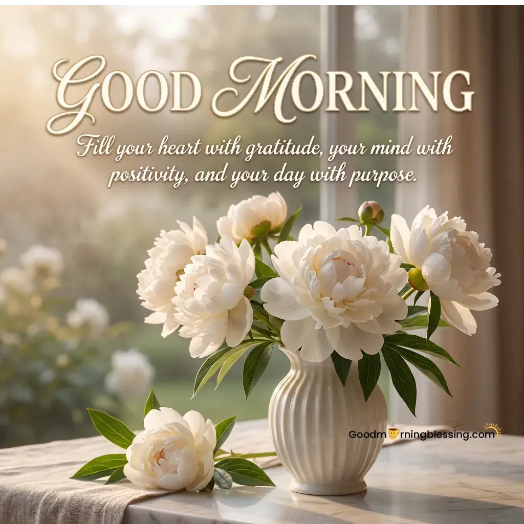 White Flower Good Morning Quotes