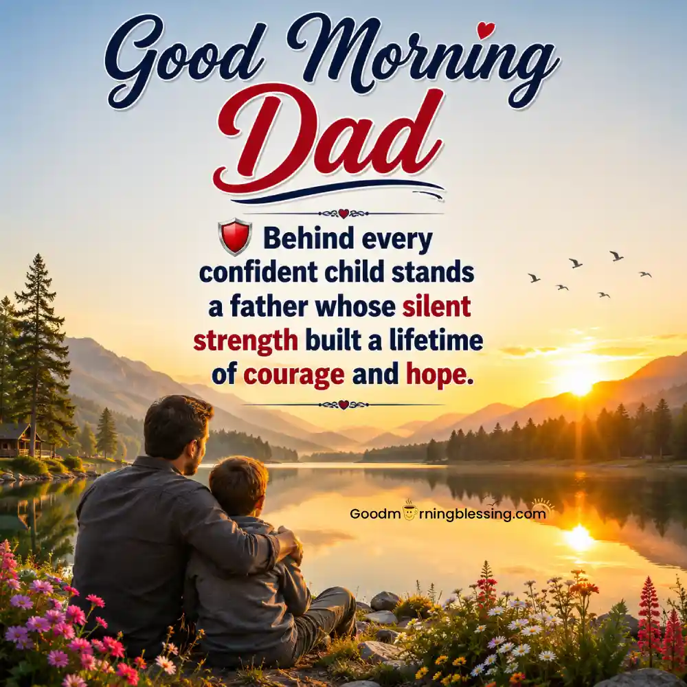 Beautiful Good Morning Dad