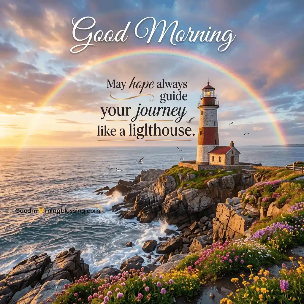 Beautiful Good Morning Rainbow