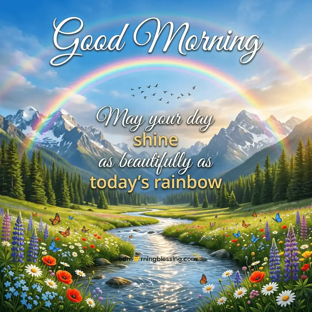 Beautiful Rainbow Morning