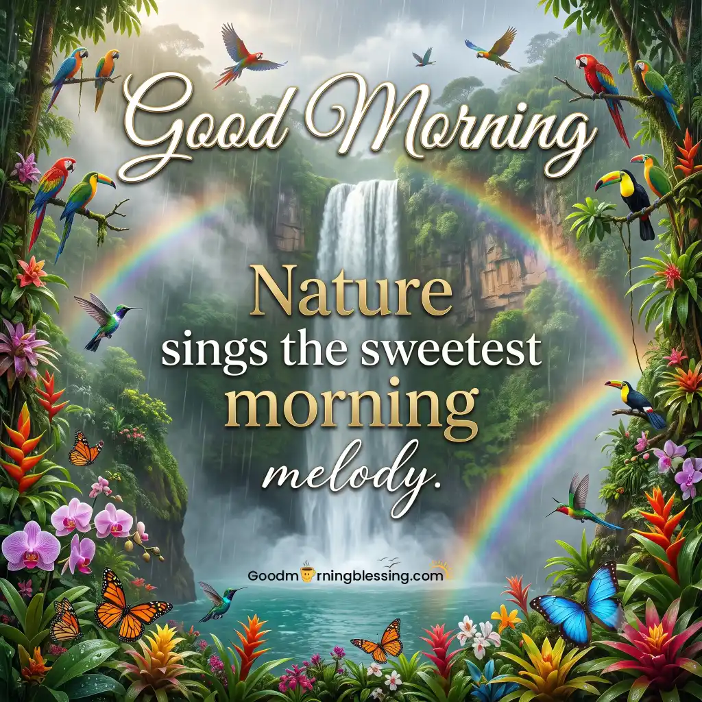 Beautiful Rainy Good Morning Gif