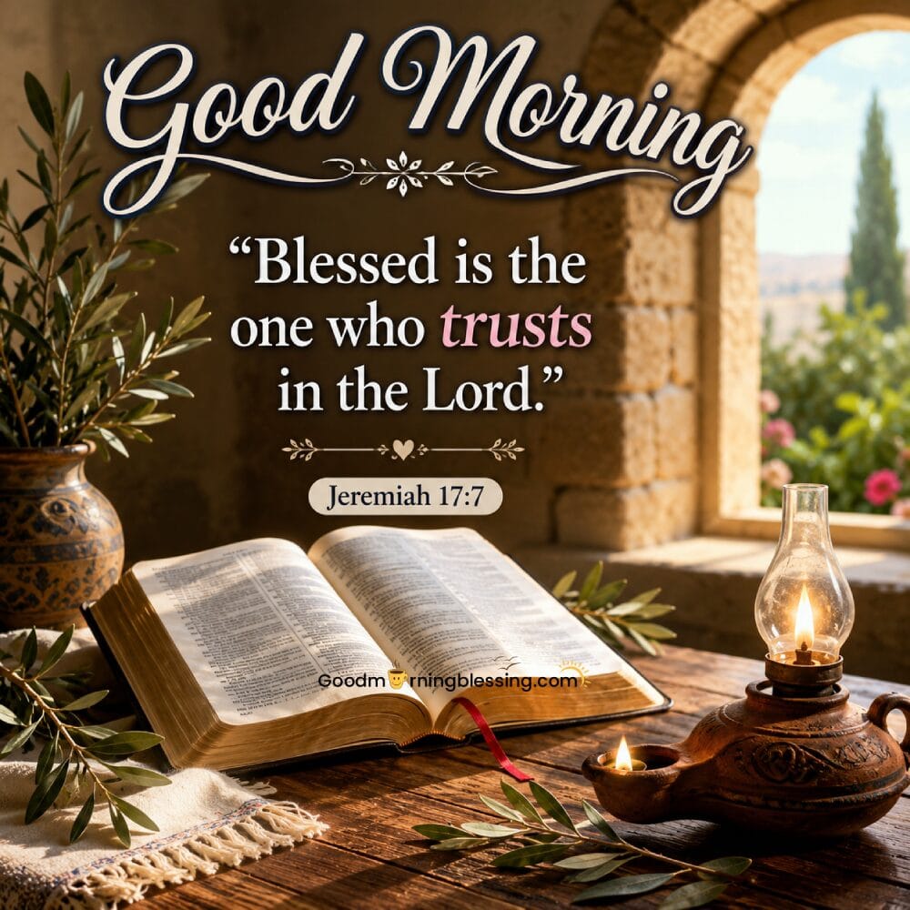 Blessed Morning Bible Verse