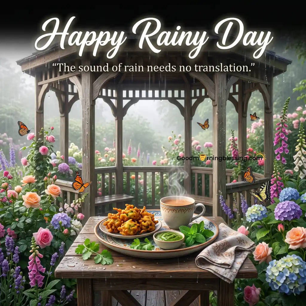 Blessed Rainy Morning Quotes