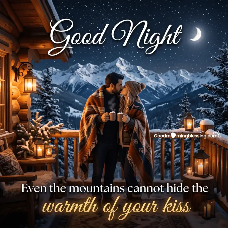 Couple Lover Good Night Kiss