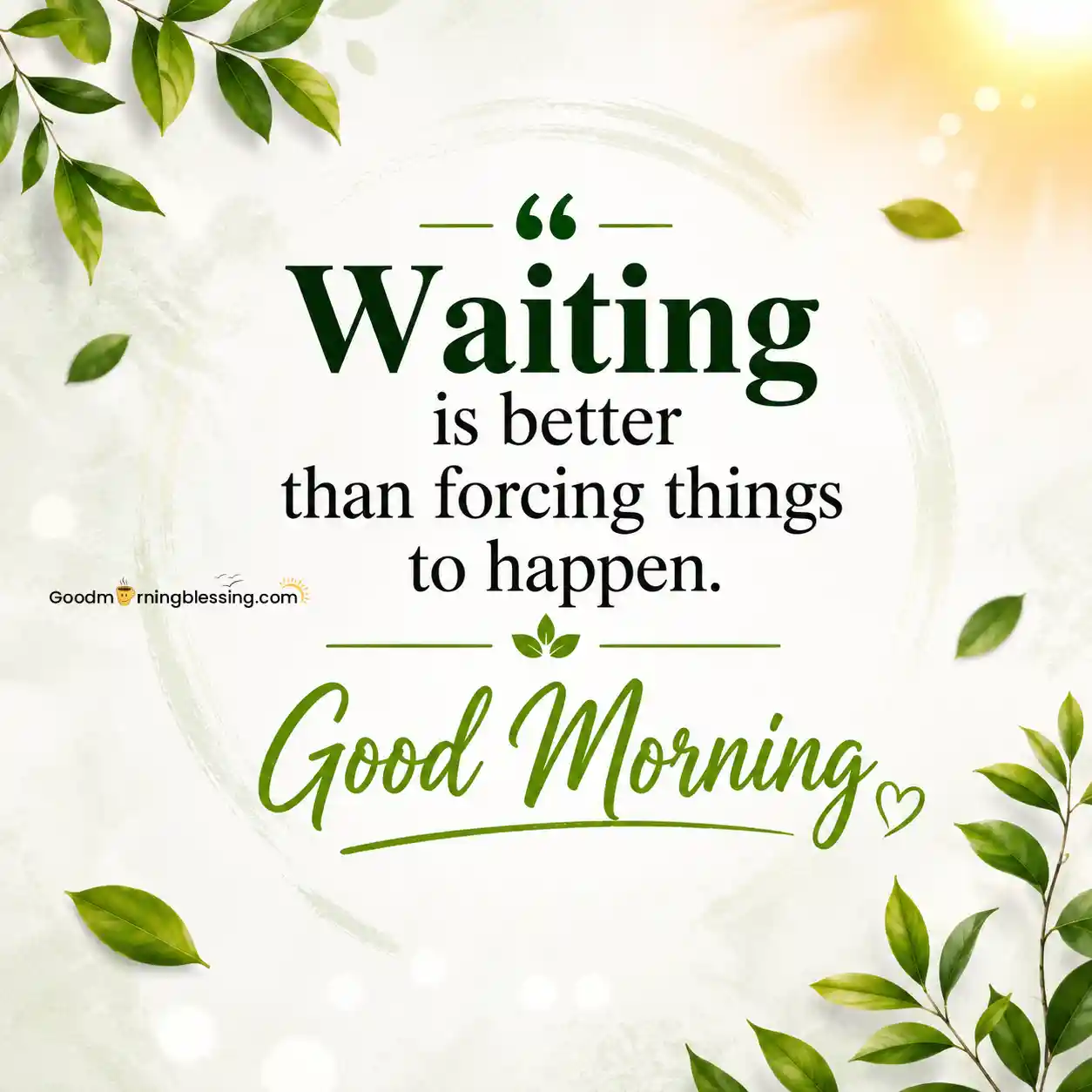 Good Morning Positve Quotes Image
