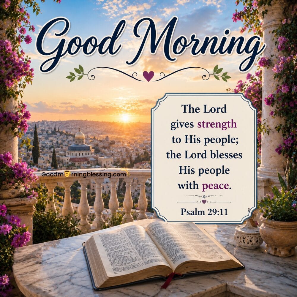 Good Morning Bible Words